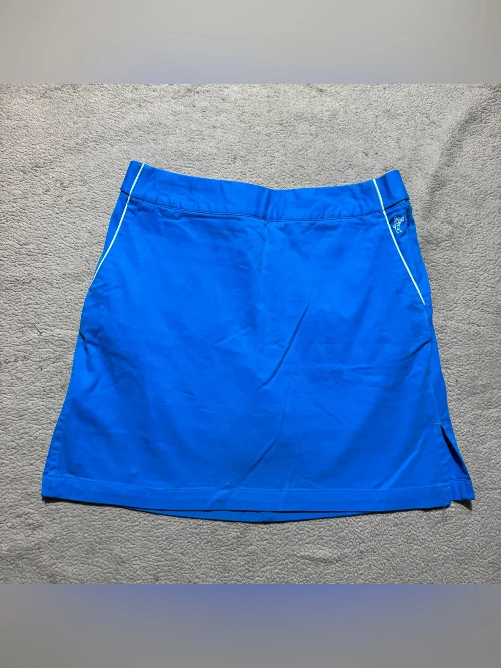 Ashworth Skort Womens 6 Blue Shorts Lined Skirt Athleisure Marina Blue Golf NEW